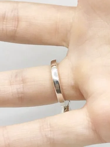 アクセサリー GUCCI Teardrop Designed Silver Ring Gucci Sterling Silver Teardrop Charm Ring Size 5.5